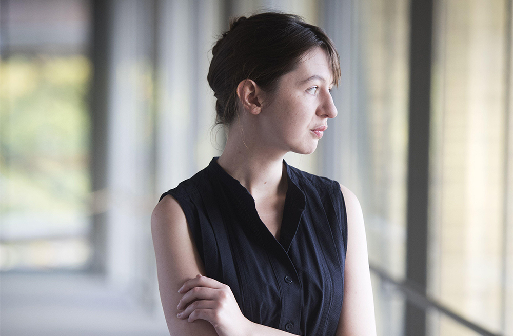 The Irish writer and novelist Sally Rooney visiting the book fair in Gothenburg (Fredrik Sandberg/Alamy)